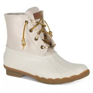 Sperry Women’s Saltwater Duck Boots - Gold/Oat